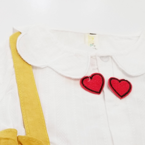 Little Girl's Mustard Dress. 4T. New - Picture 5 of 7